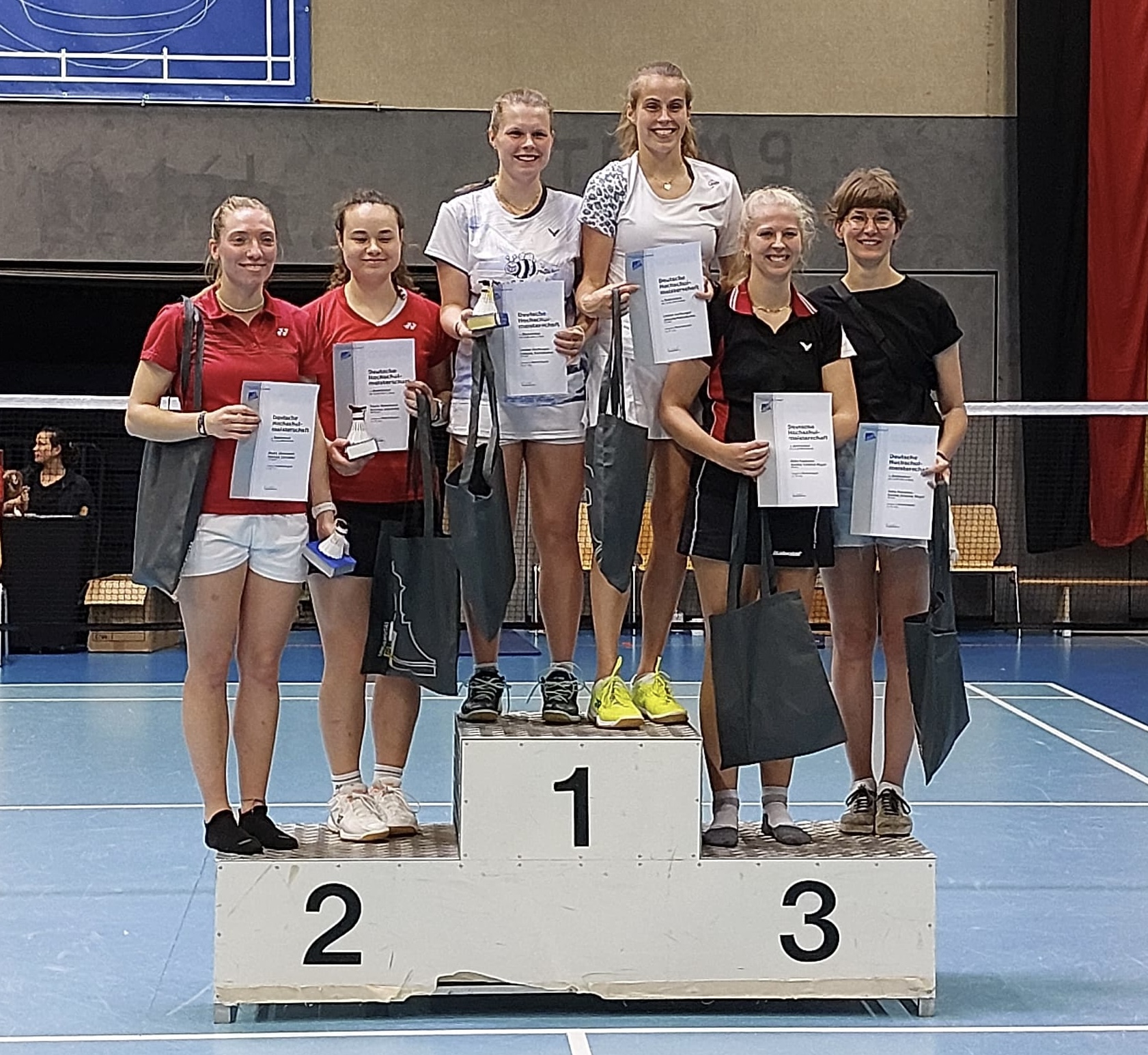 Antonia Remakulus sicherte sich in Bonn den Titel im Damendoppel an der Seite von Louisa Marburger
